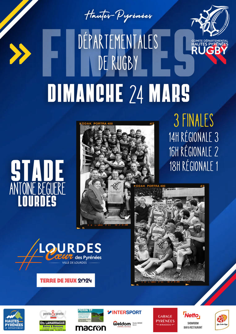 évènement finales départementales de Rugby à Lourdes